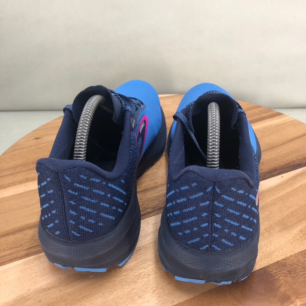 Brooks Launch 10 Womens Running Shoes Blue Pink Cushioned Size 10.5 Medium B - Picture 4 of 7